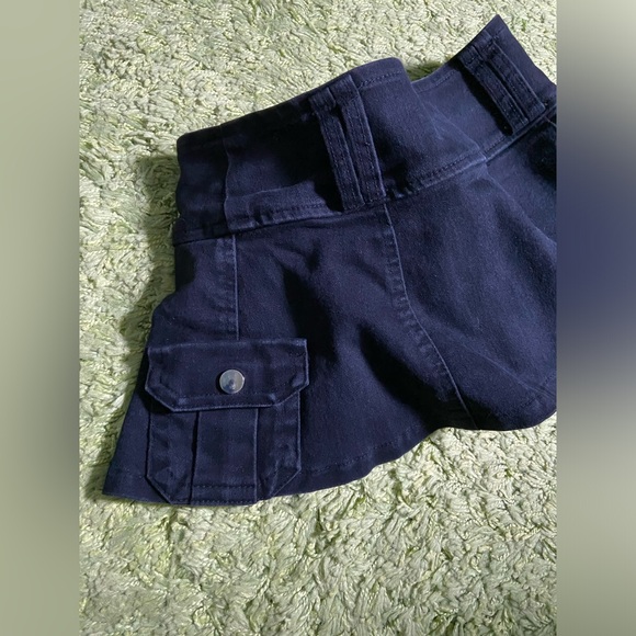 Micro mini black denim skort XS - Picture 3 of 3